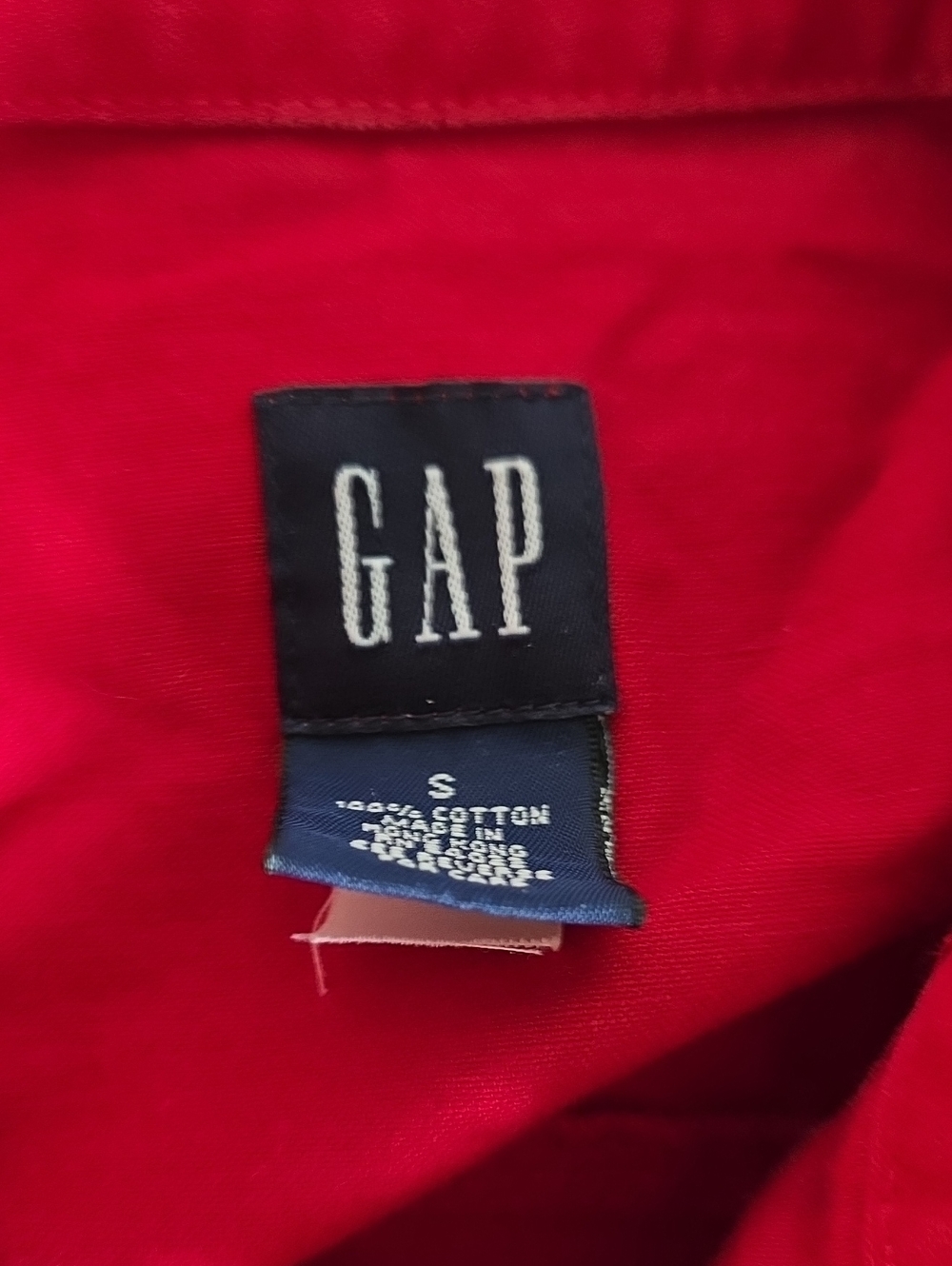Vintage GAP Bright Red Denim Jacket - Picture 2 of 4